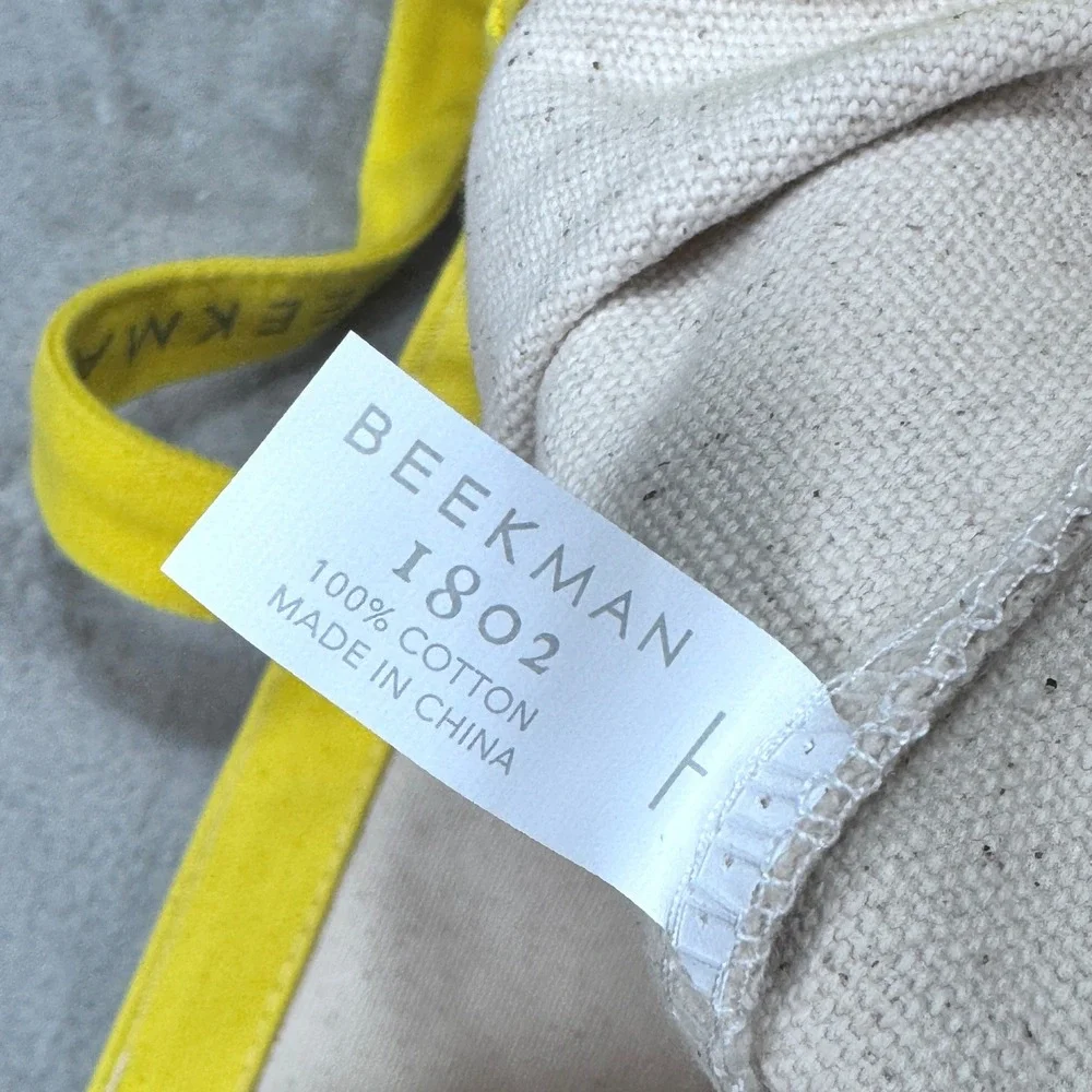 Beekman 1802 Kindness Goat Print Canvas Tote Bag 100% Cotton Reusable Shopper